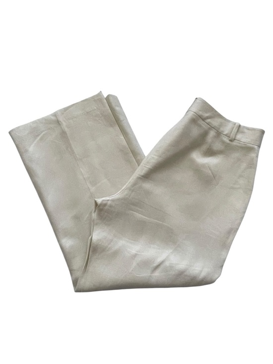 Lauren Ralph Lauren Pants - Lauren Ralph Lauren Cream wide leg, fully lined linen dress pants Sz: 16 NWT